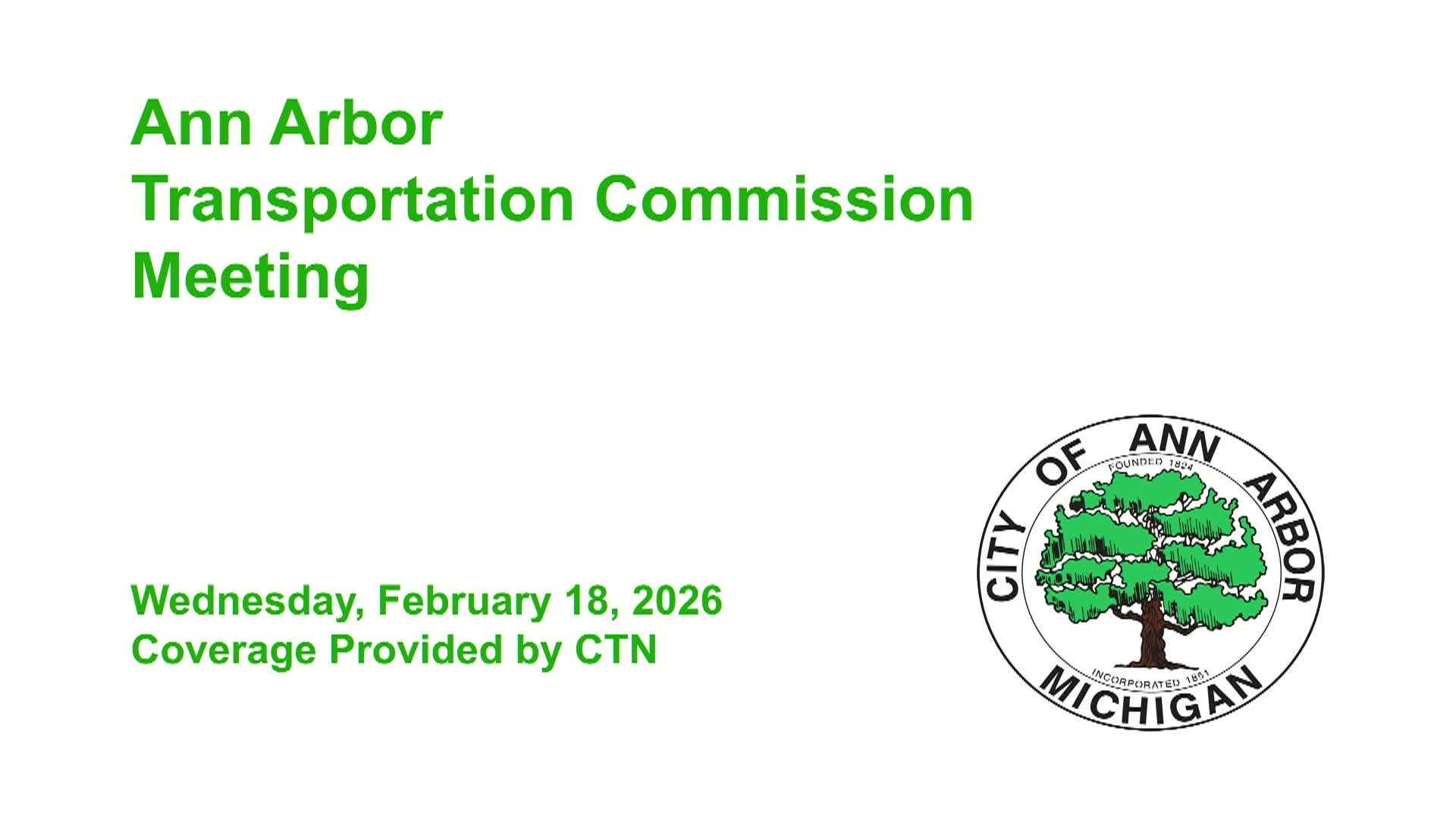 Thumbnail image for Transportation Commission Meeting 2/18/26