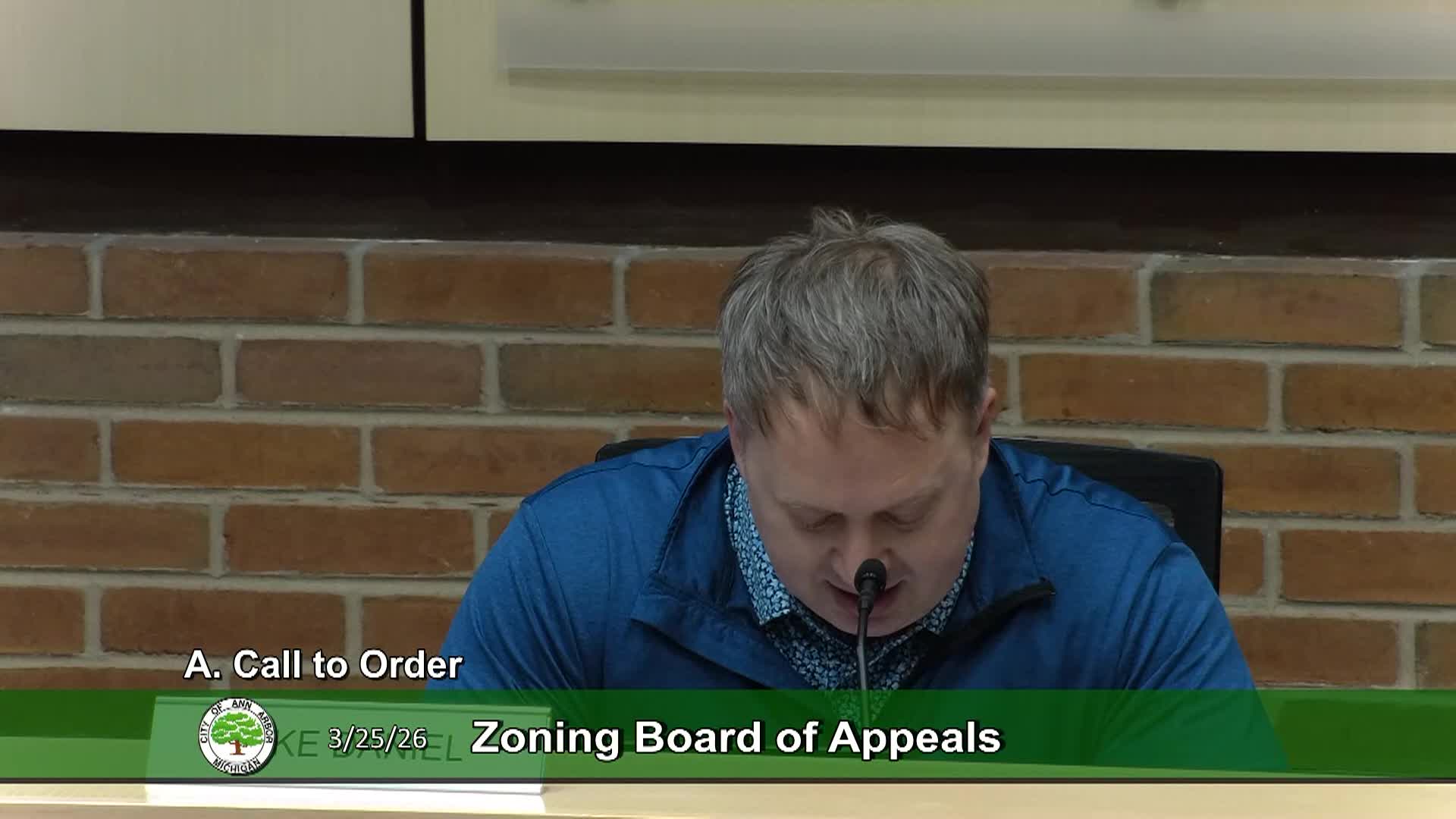 Thumbnail image for Zoning Board of Appeals Meeting 3/25/26