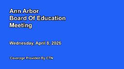 Navigate to Board of Education Meeting 4/8/26