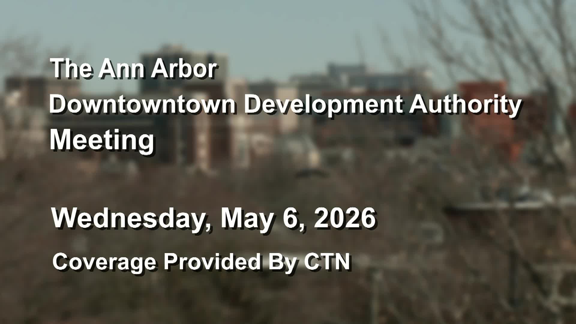 Thumbnail image for Downtown Development Authority Meeting 5/6/26