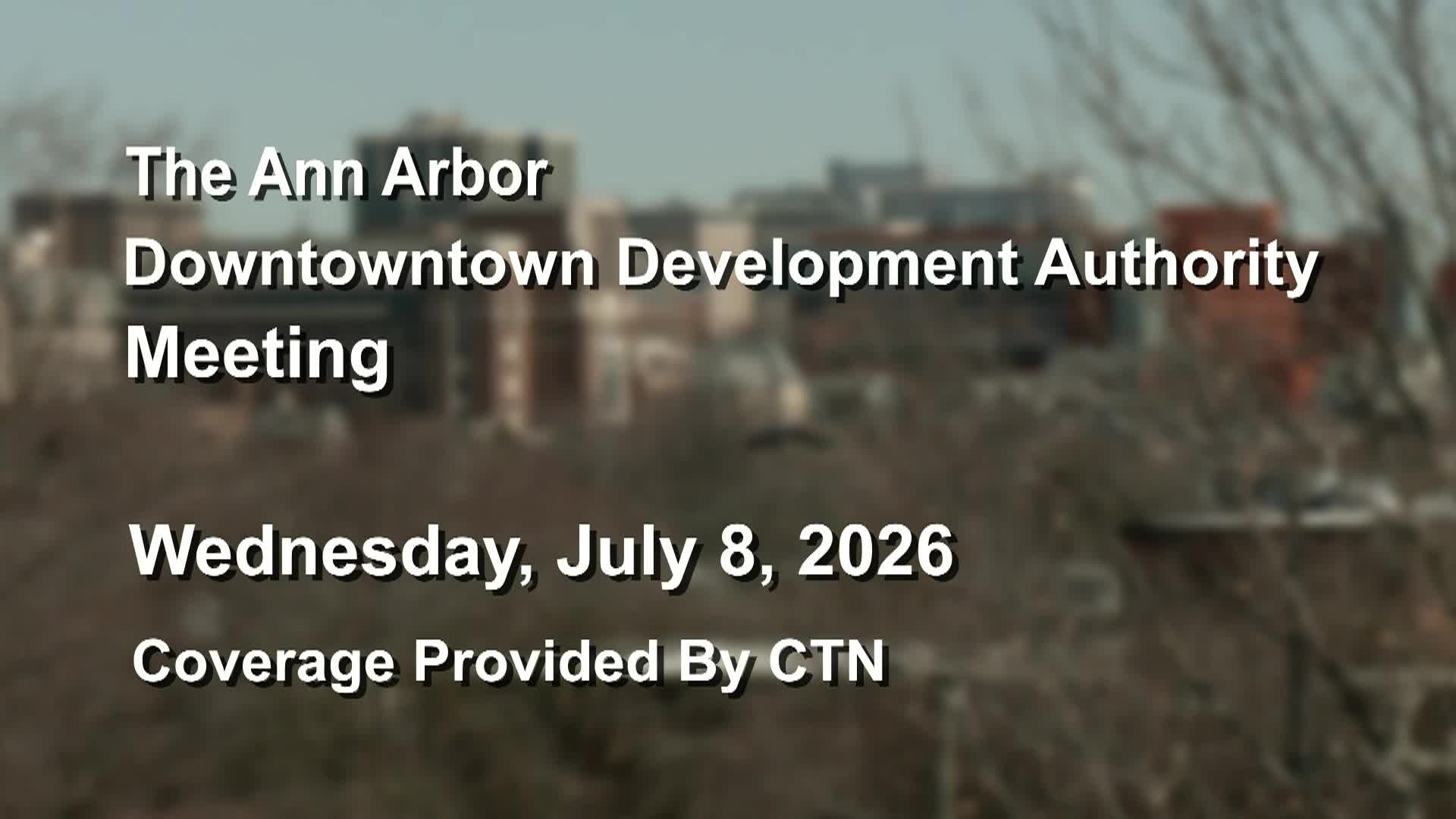 Thumbnail image for Downtown Development Authority Meeting 7/8/26