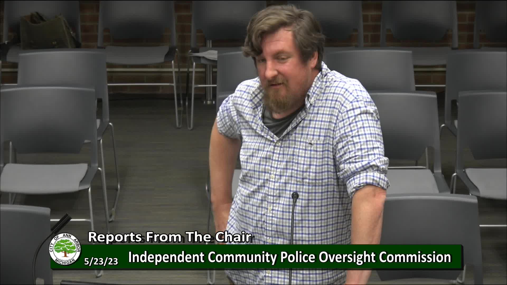 Thumbnail image for Independent Community Police Oversight Commission Meeting 5/23/23