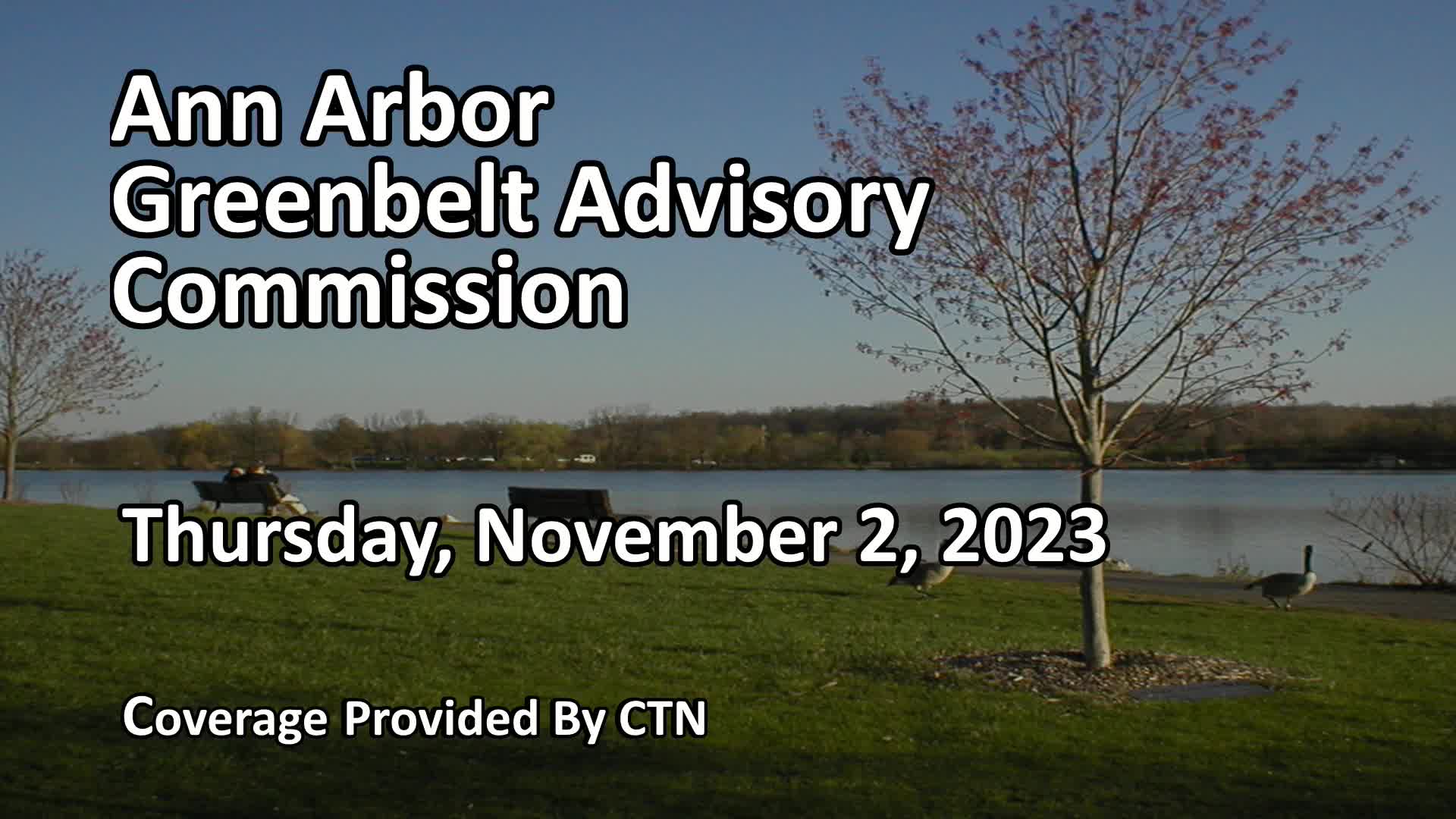 Thumbnail image for Greenbelt Advisory Commission Meeting 11/2/23