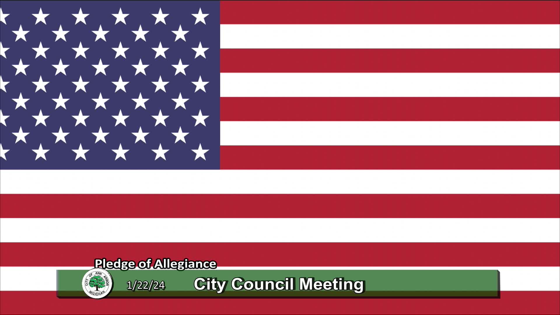 Thumbnail image for City Council Meeting 1/22/24