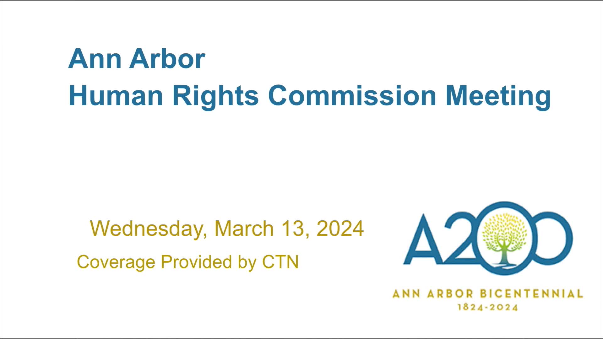 Thumbnail image for Human Rights Commission Meeting 3/13/24