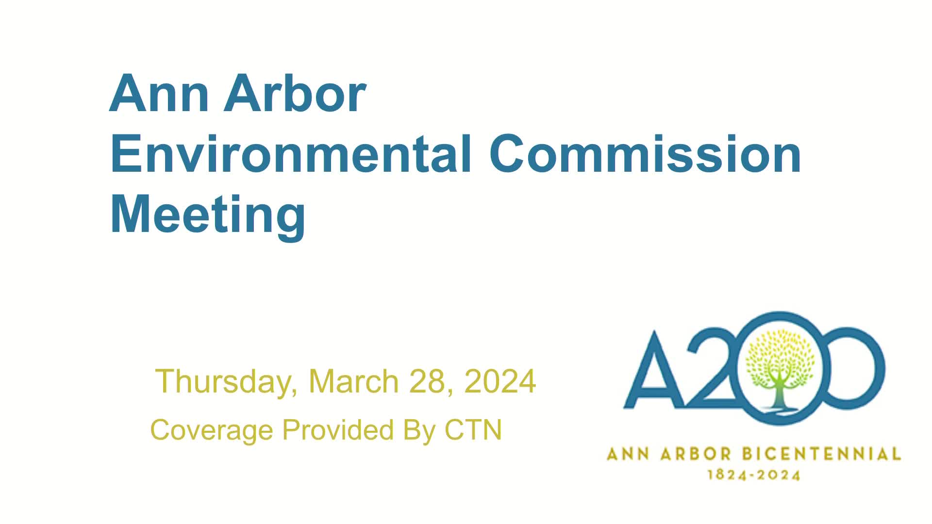 Thumbnail image for Environmental Commission Meeting 3/28/24
