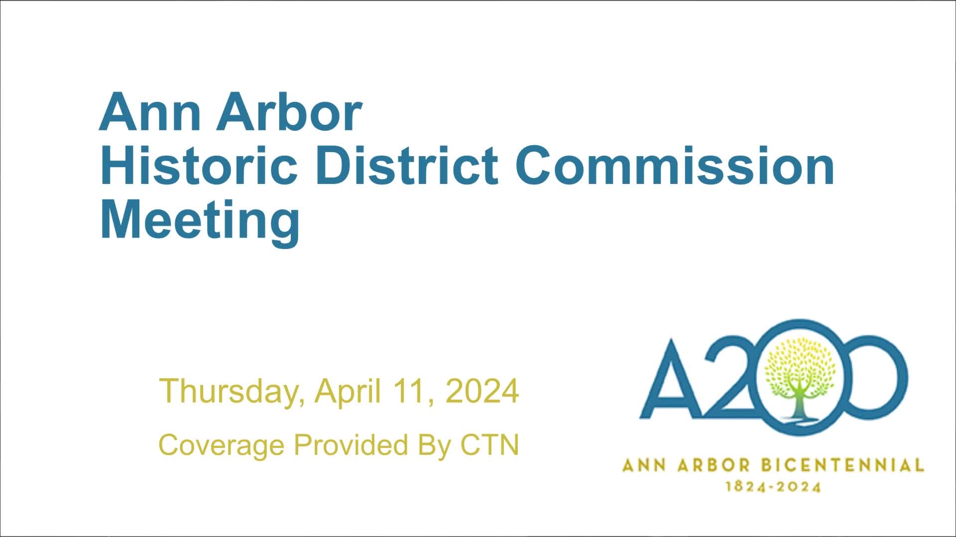 Thumbnail image for Historic District Commission Meeting 4/11/24