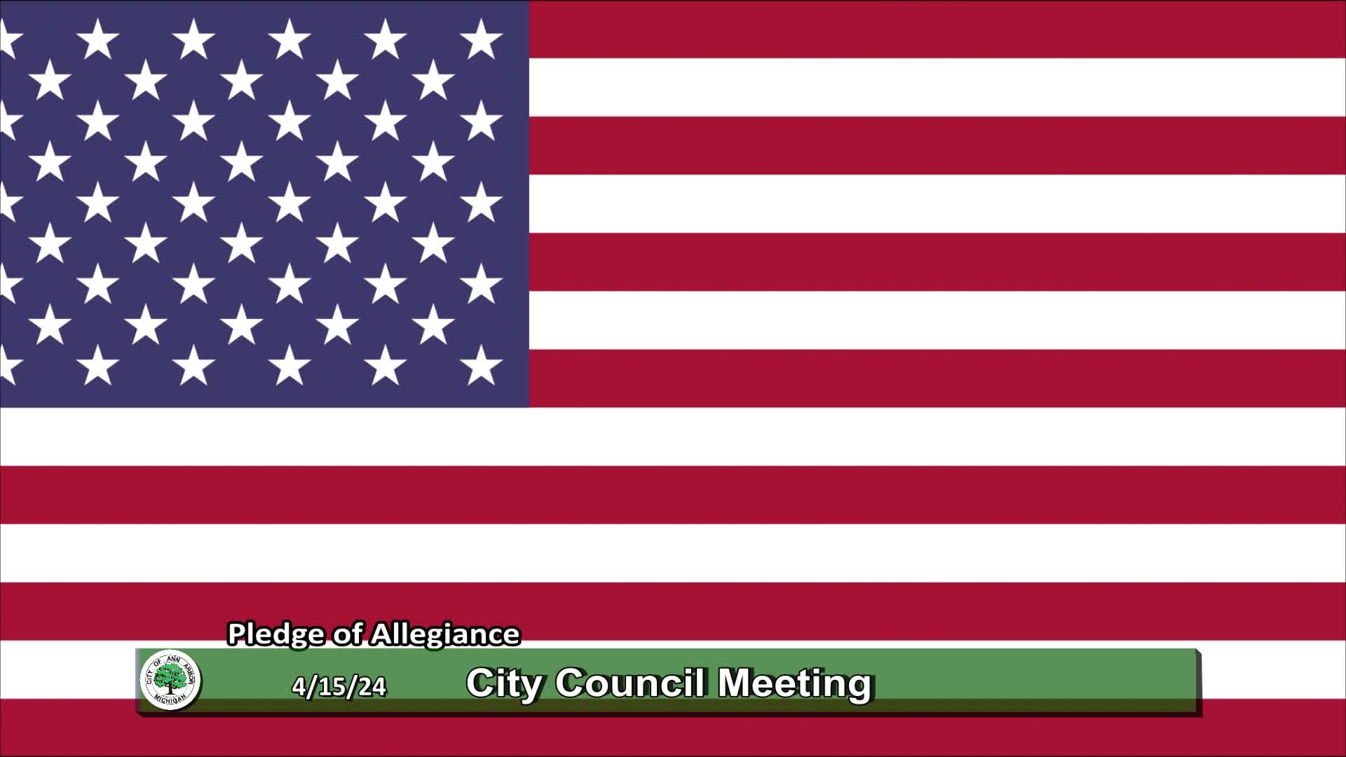 Thumbnail image for City Council Meeting 4/15/24