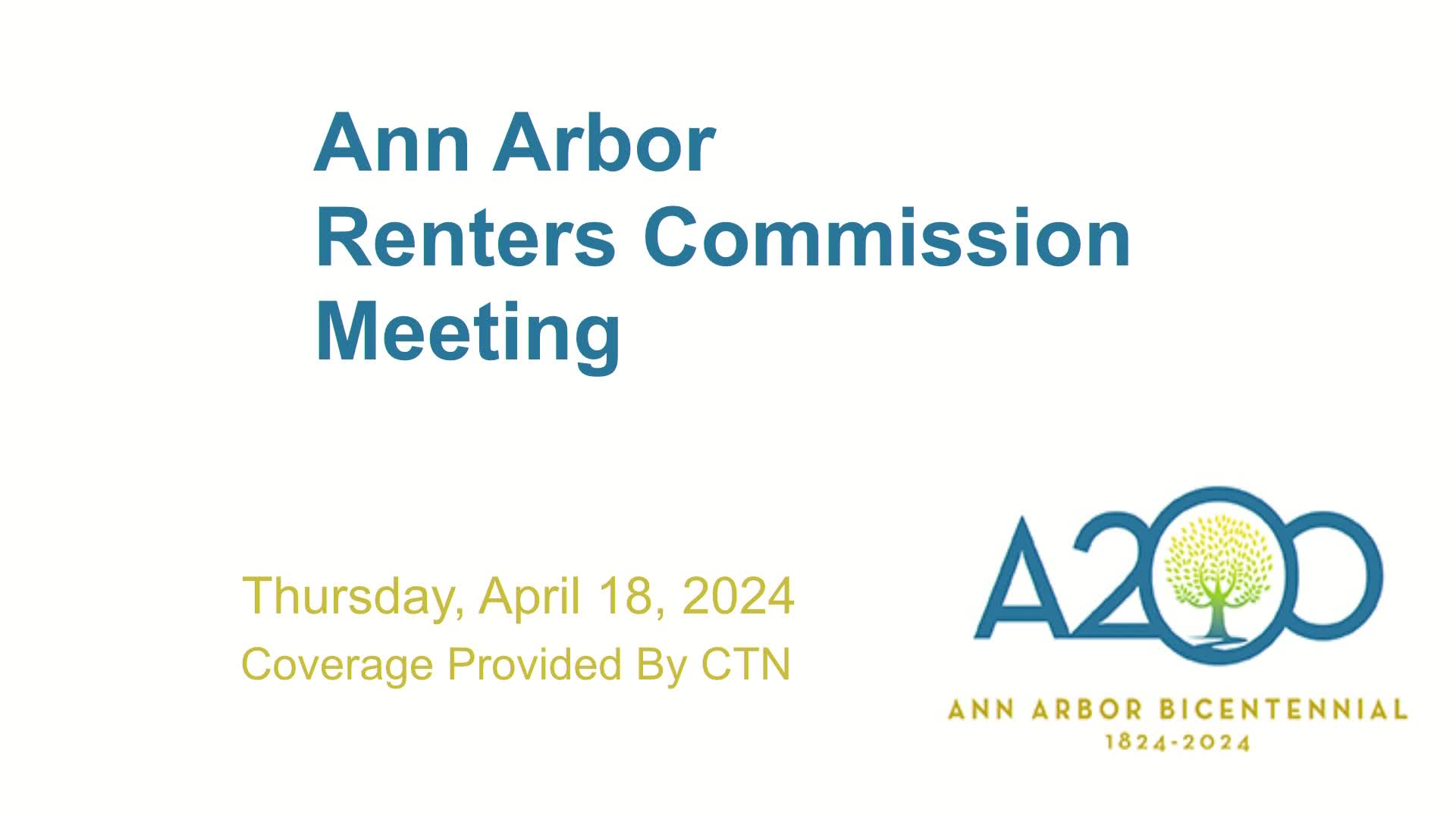 Thumbnail image for Renters Commission Meeting 4/18/24