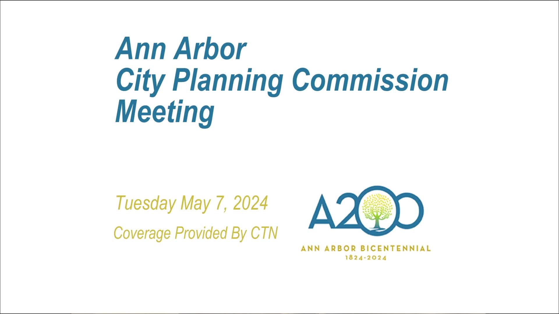 Thumbnail image for Planning Commission Meeting 5/7/24