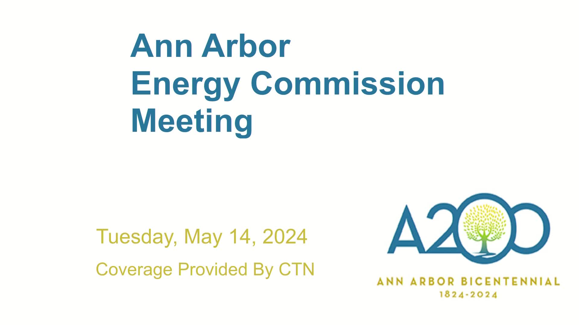 Thumbnail image for Energy Commission Meeting 5/14/24