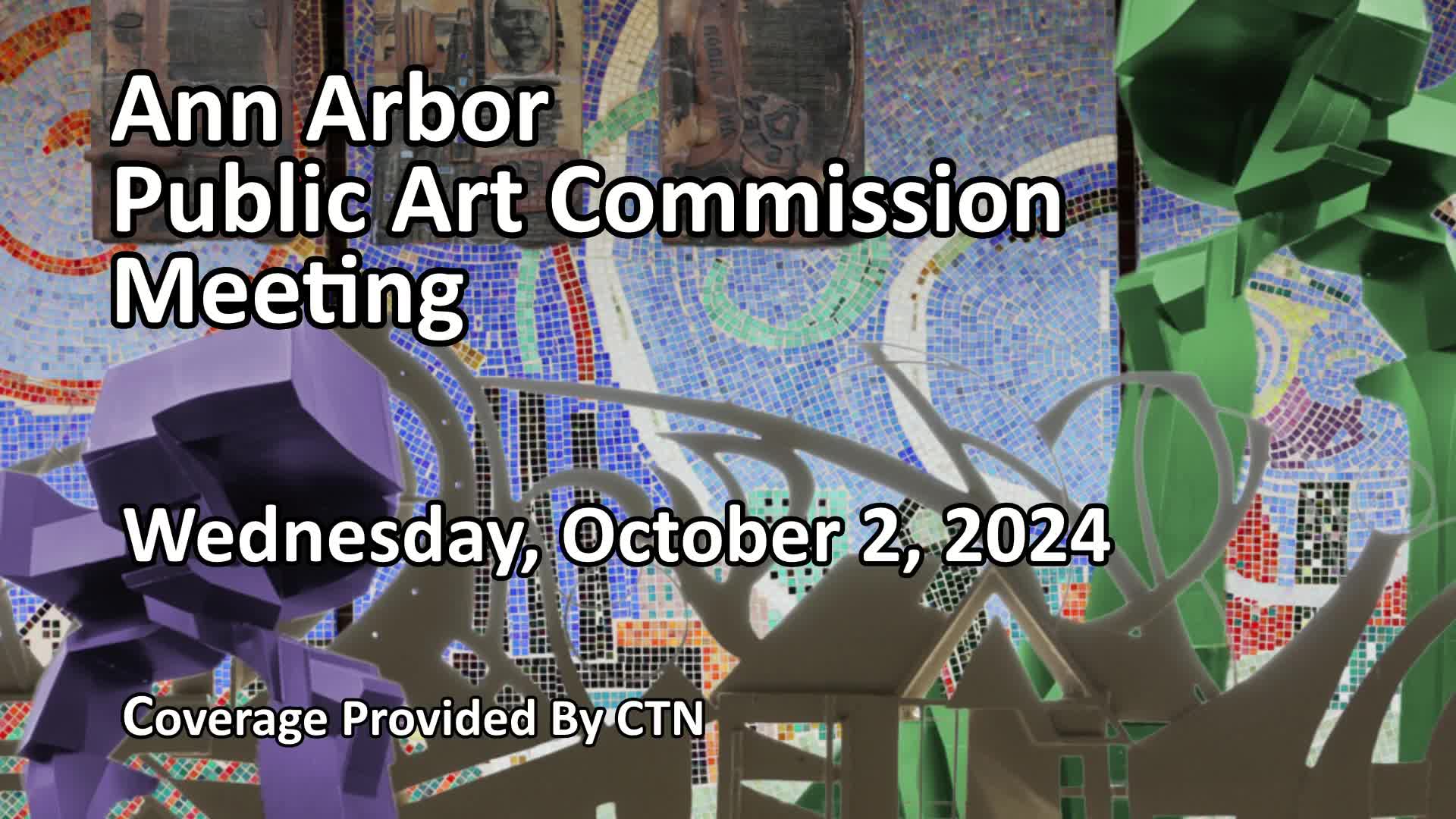 Thumbnail image for Public Art Commission Meeting 10/2/24