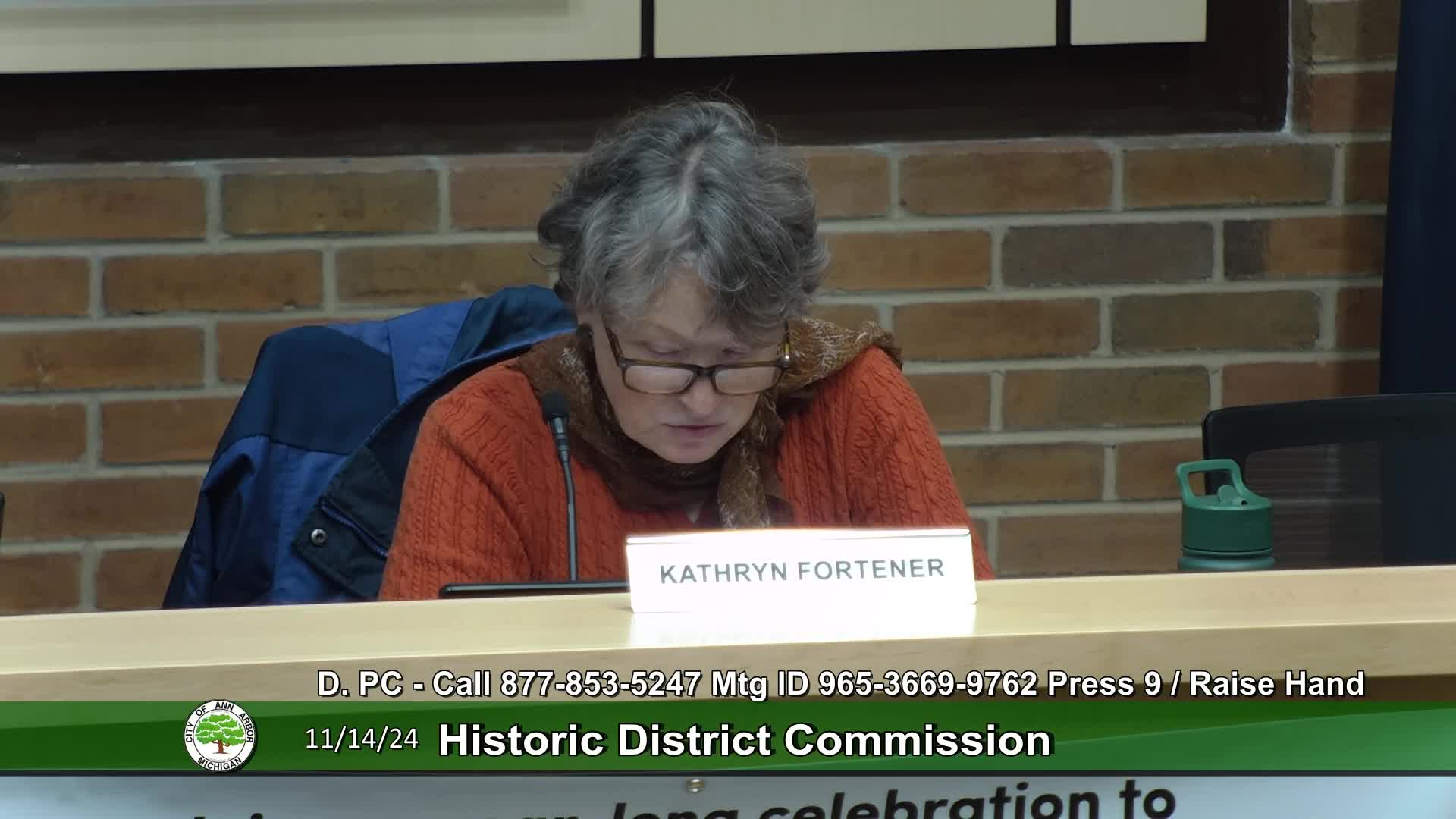 Thumbnail image for Historic District Commission Meeting 11/14/24