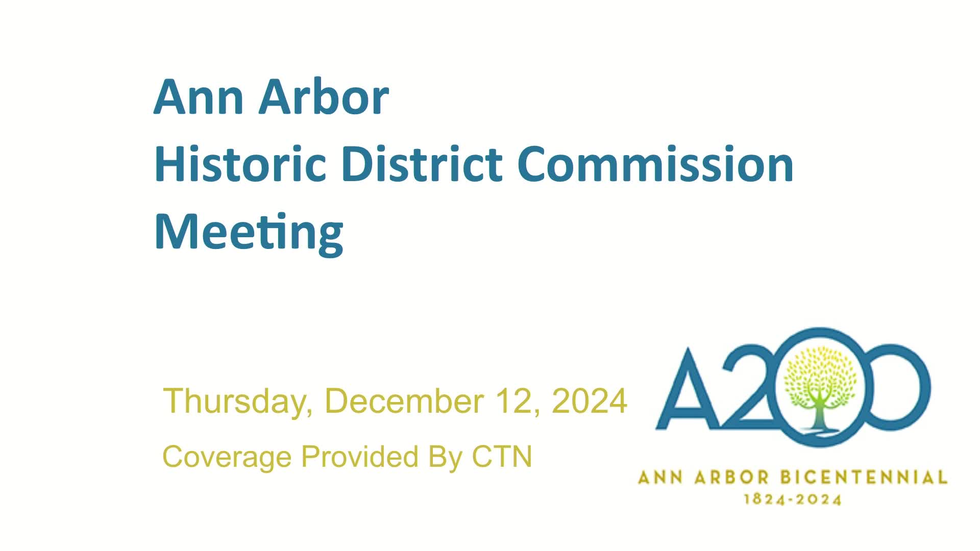 Thumbnail image for Historic District Commission Meeting 12/12/24