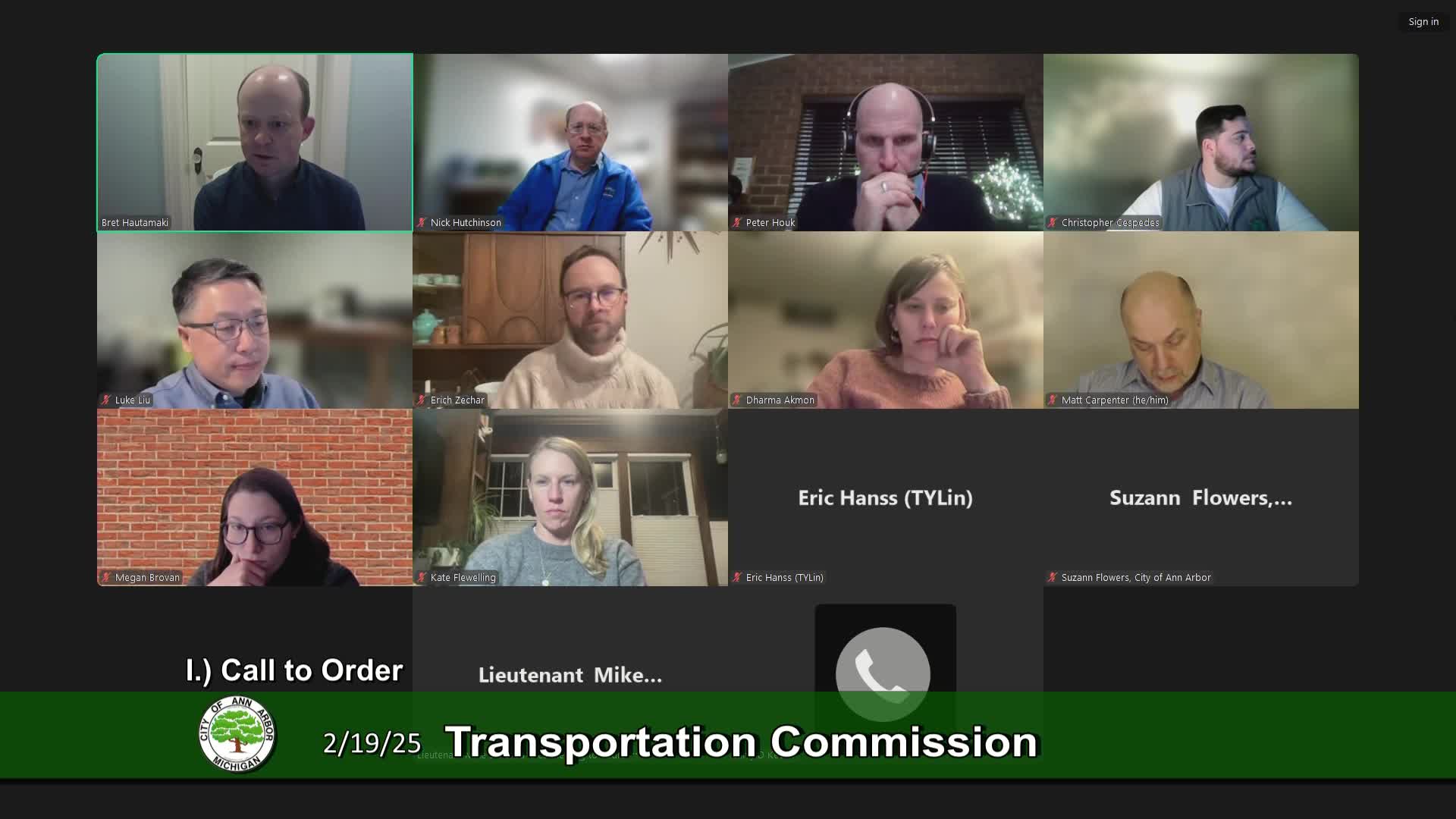 Thumbnail image for Transportation Commission Meeting 2/19/25