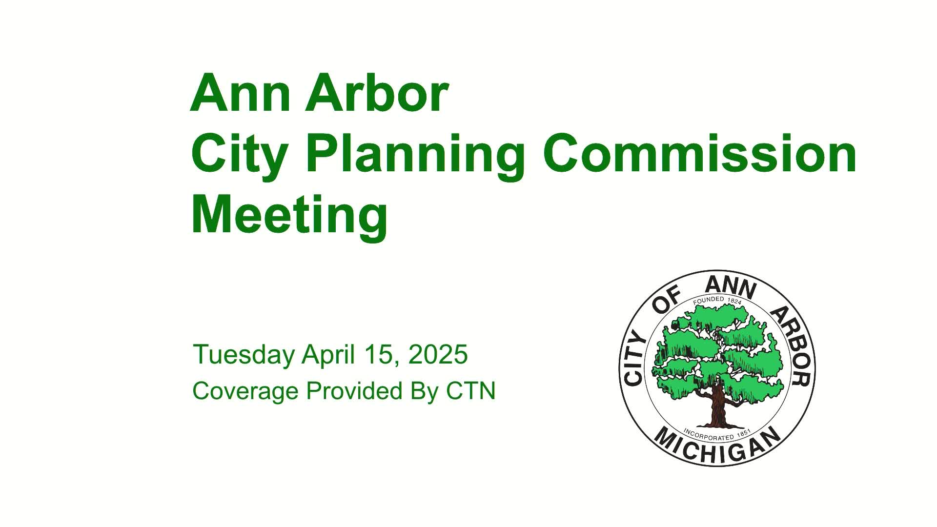 Thumbnail image for Planning Commission Meeting 4/15/25