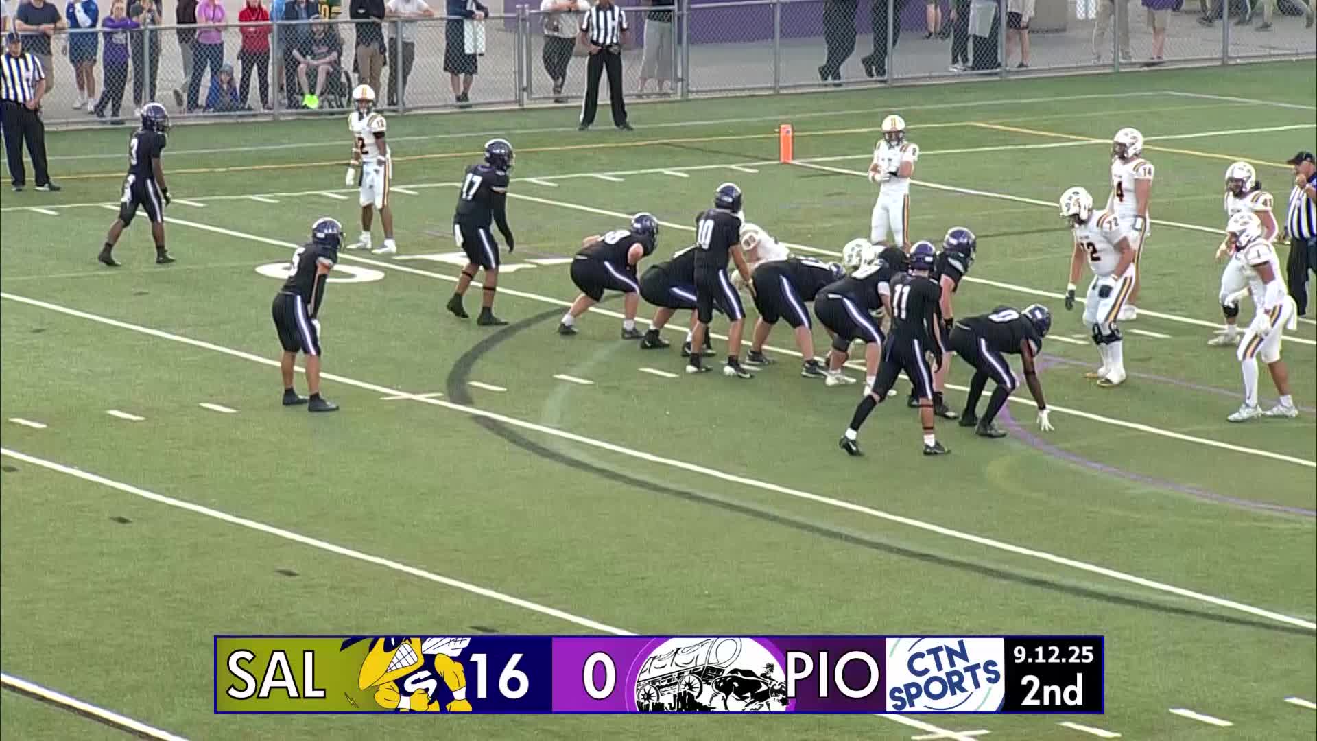 Thumbnail image for High School Football: Saline at Pioneer  September 12, 2025