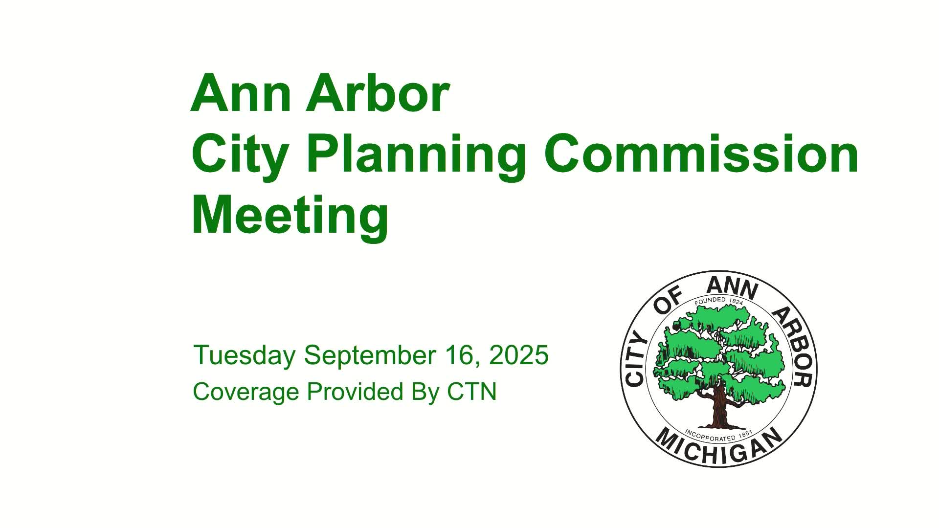 Thumbnail image for Planning Commission Meeting 9/16/25