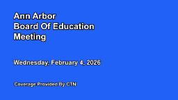 Navigate to Board of Education Meeting 2/4/26