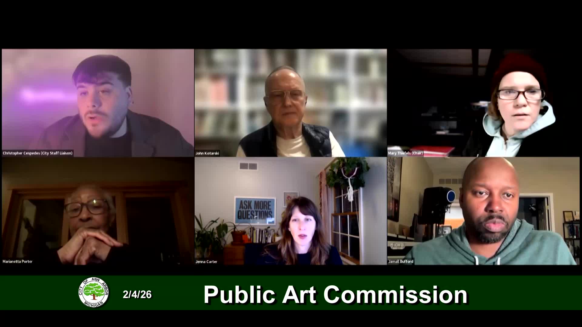 Thumbnail image for Public Art Commission Meeting 2/4/26