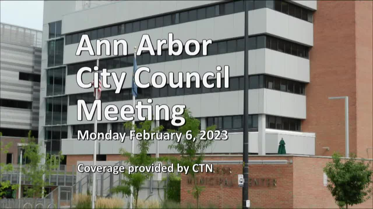 Thumbnail image for City Council Meeting 2/6/23